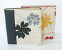 Fabric printed flower album - Blue/Grey 6x4
